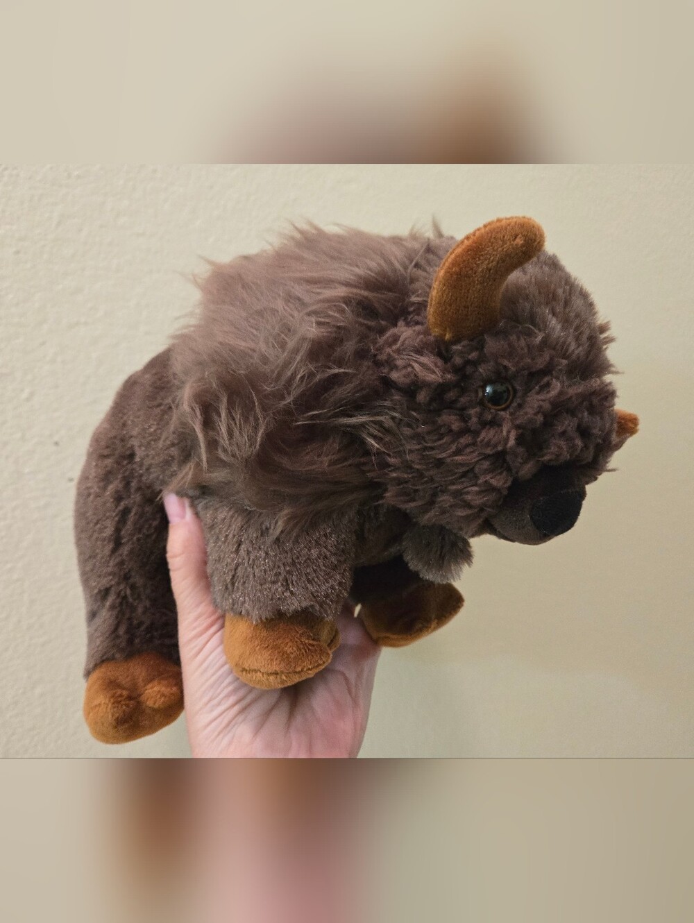 St Labre Indian School Plush Brown Bison Stuffed Animal
